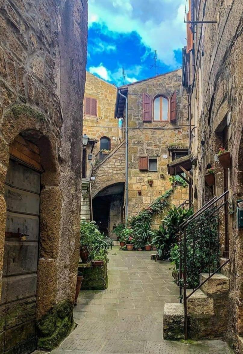Casa Il Girasole Pitigliano Apartment ภายนอก รูปภาพ